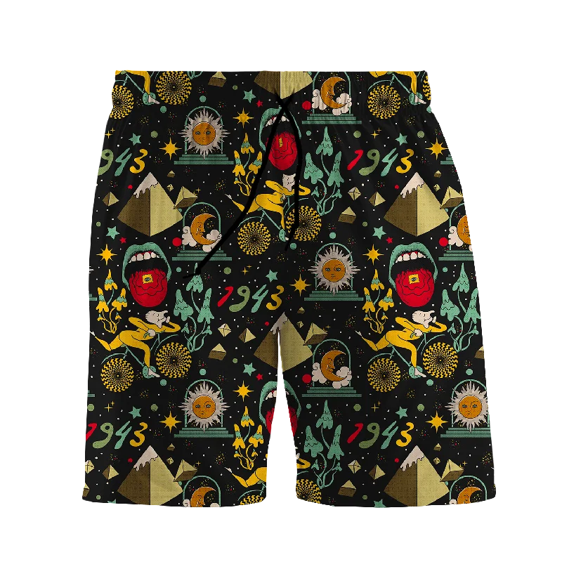 Bicycle Day Pattern All Over Print Men's Shorts