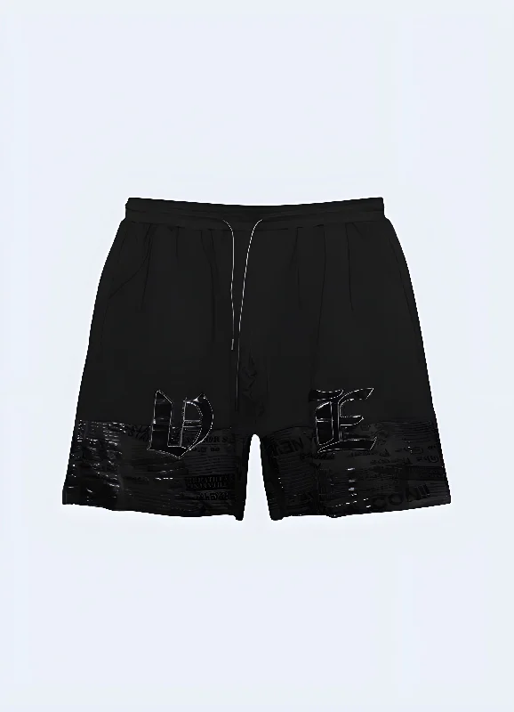 Black Streetwear Shorts