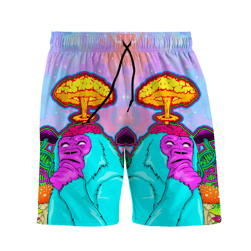 Awakened Ape All Over Print Men's Shorts