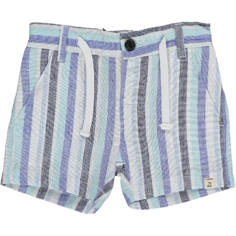 Boys Striped Linen Shorts