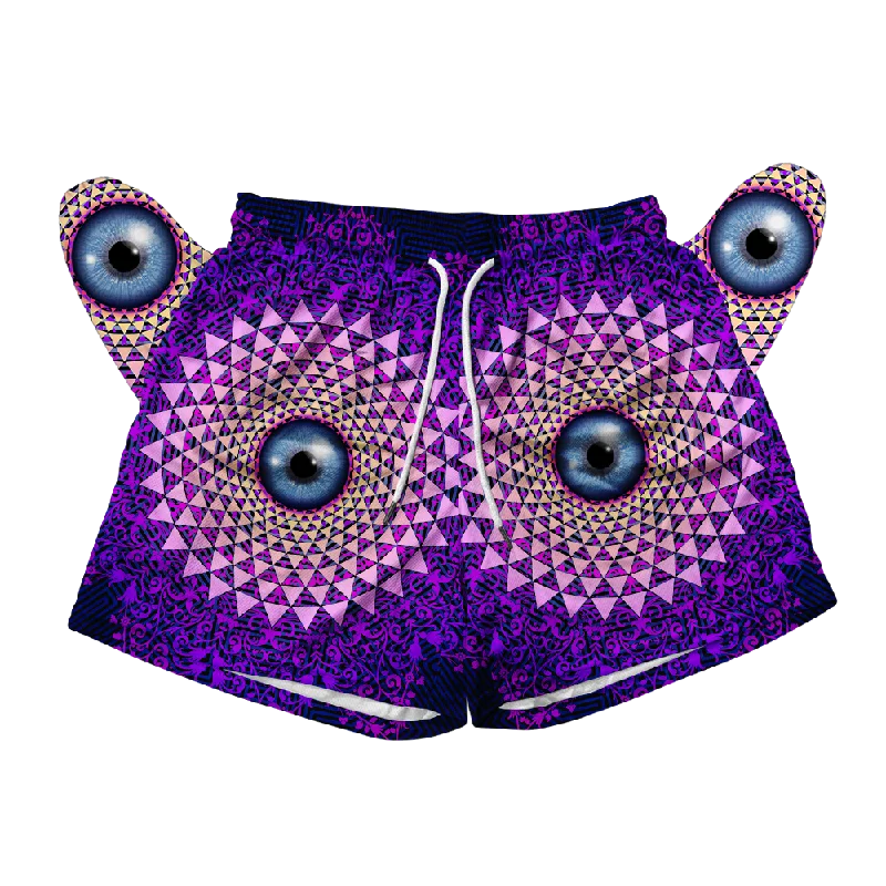 Psi~ Eye All Over Print Men's Mesh Shorts