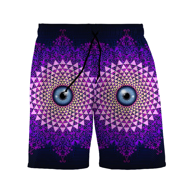 Psi~ Eye All Over Print Men's Shorts