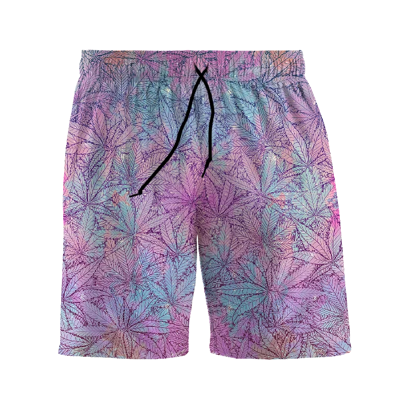 Canna~ Pattern All Over Print Men's Shorts