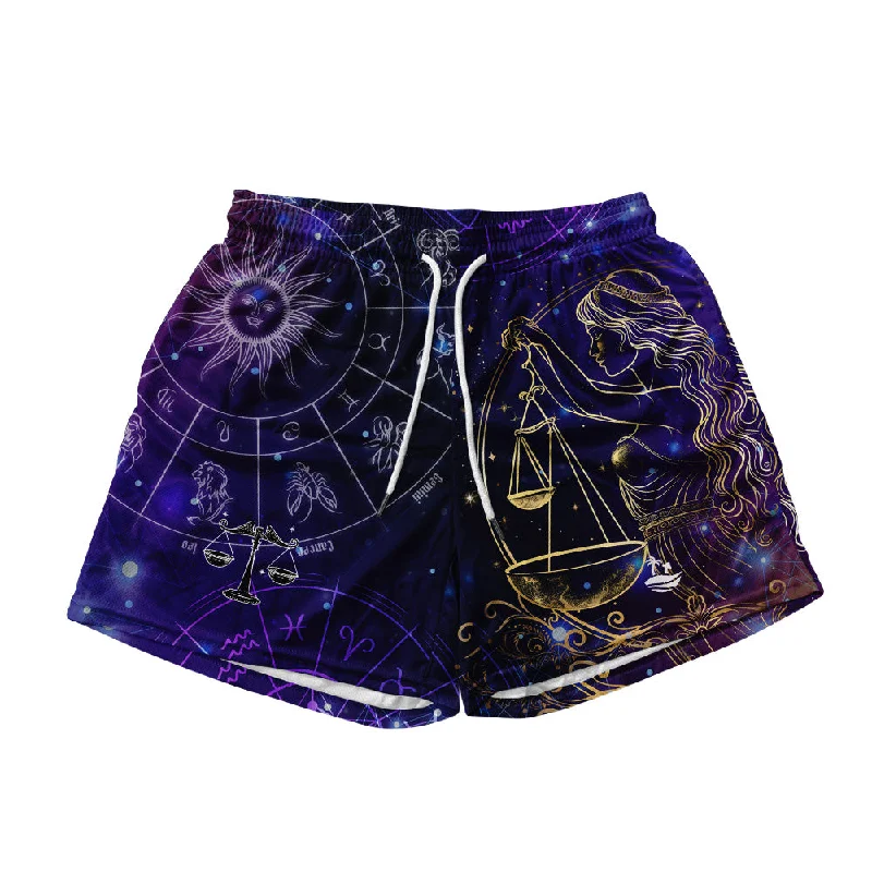 Libra All Over Print Men's Mesh Shorts