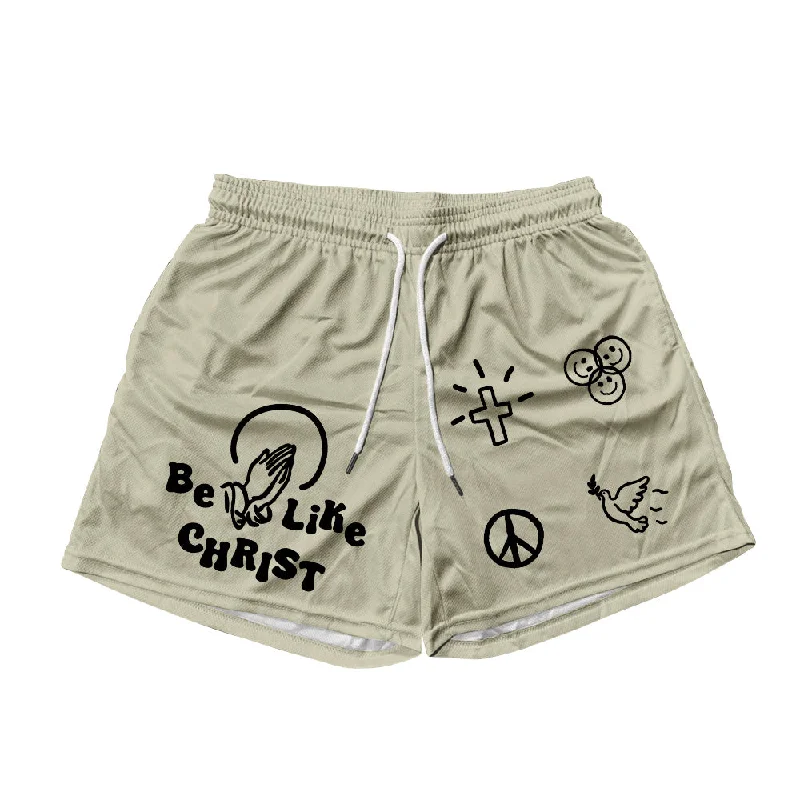 Be Like Christ All Over Print Men's Mesh Shorts