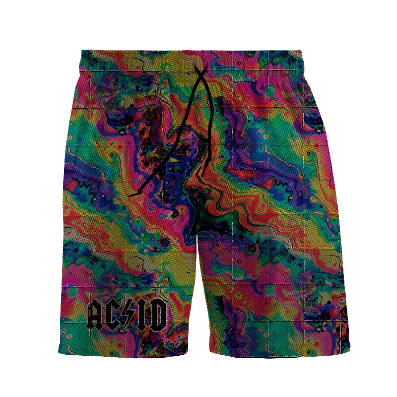 Acid Melt All Over Print Men's Shorts