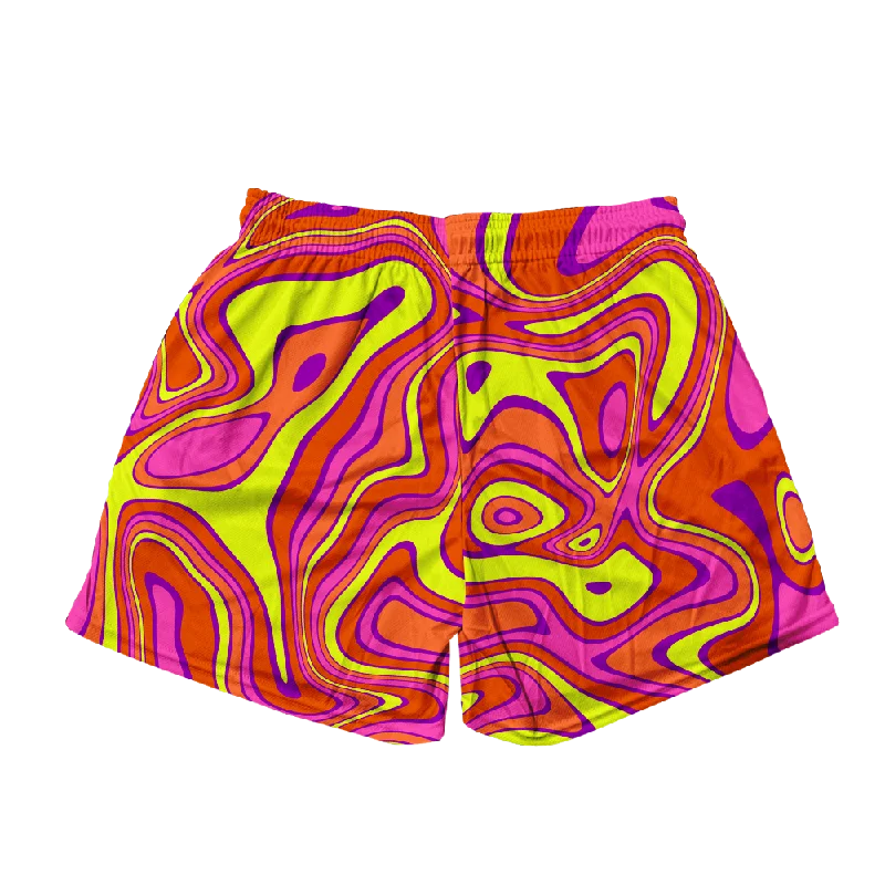 Acid All Over Print Men's Mesh Shorts