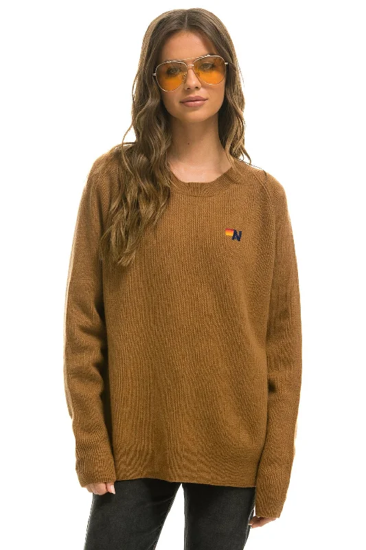 VINTAGE CABIN 2 UNISEX CASHMERE SWEATER - BUTTERSCOTCH