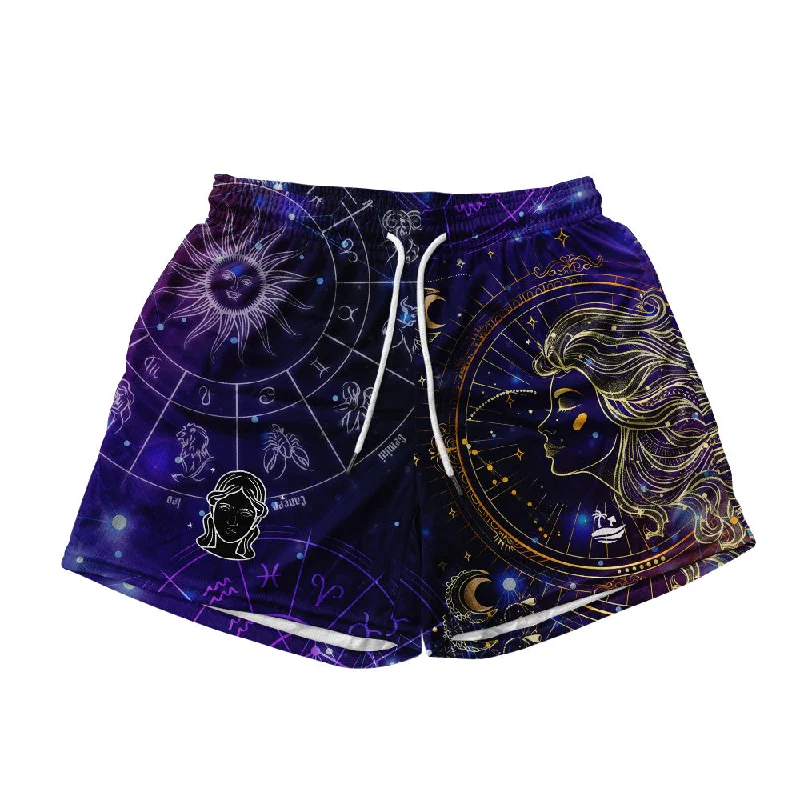 Virgo All Over Print Men's Mesh Shorts