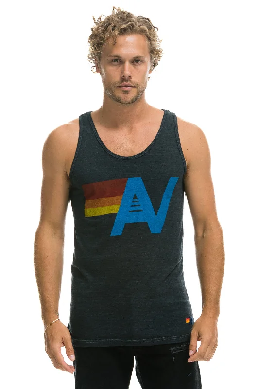 MEN'S LOGO TANK - CHARCOAL