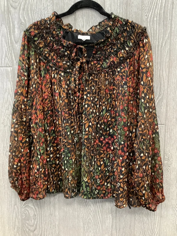 Top Long Sleeve By Maurices In Black, Size: 1x