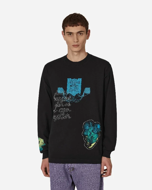 Cauleen Smith Ninjas In The Dark Longsleeve T-Shirt Black