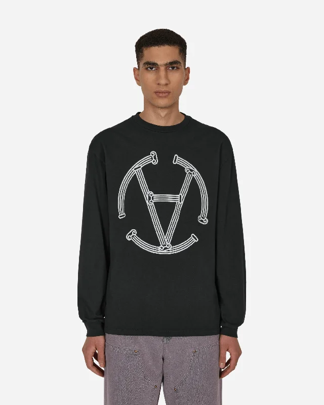 Slam Jam Exclusive Column Circle Longsleeve T-Shirt Black