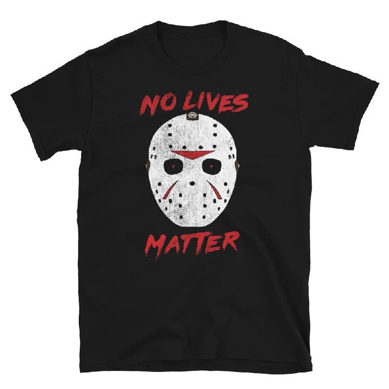 No Lives Matter Jason Mask Graphic Tee