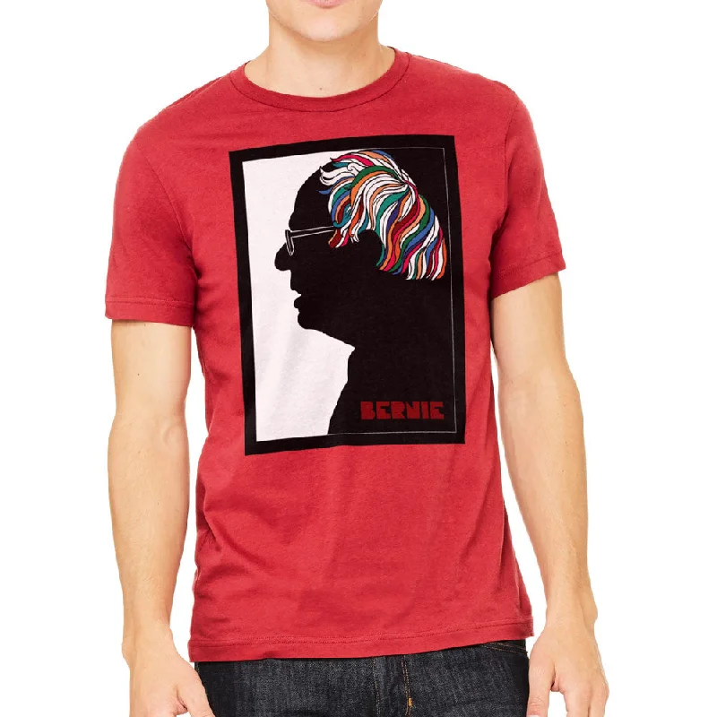 Bernie Sanders Psychedelic Hair Milton Glaser Parody T-Shirt