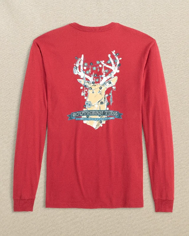 Deermas Tree Long Sleeve T-Shirt