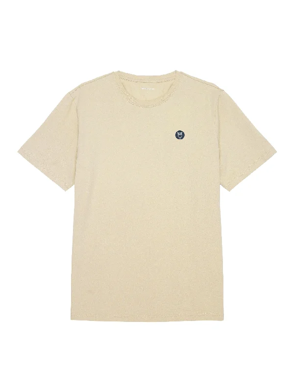 Regular fit Badge t-shirt - Safari