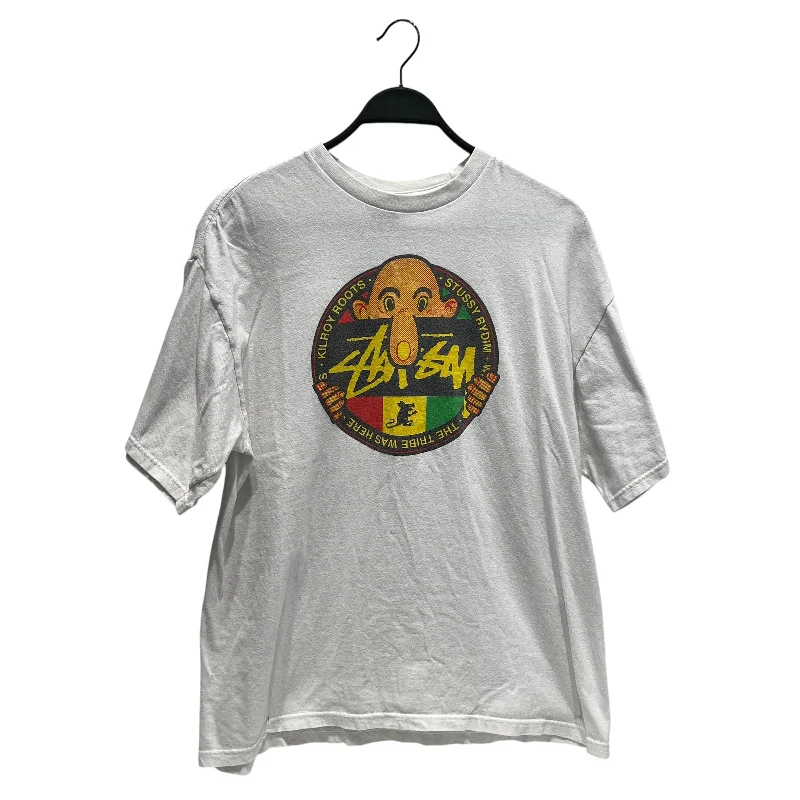 STUSSY/T-Shirt/XL/Cotton/WHT/Graphic/KILLROY ROOTS Graphic