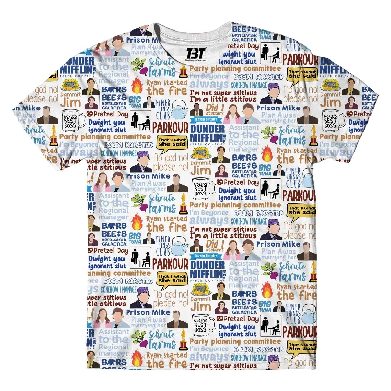 The Office AOP T-shirt - On Sale (Chest size 36 IN)