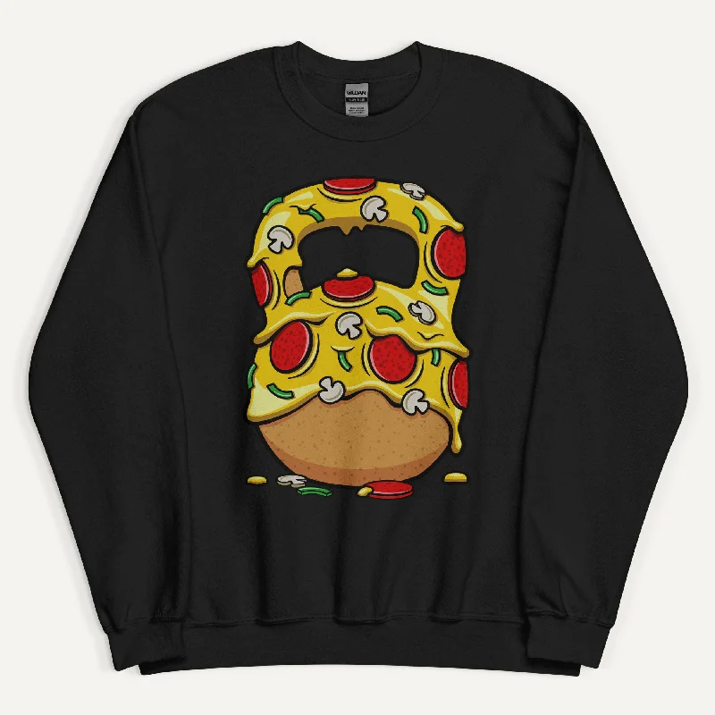 Pizza Kettlebell Design Sweatshirt