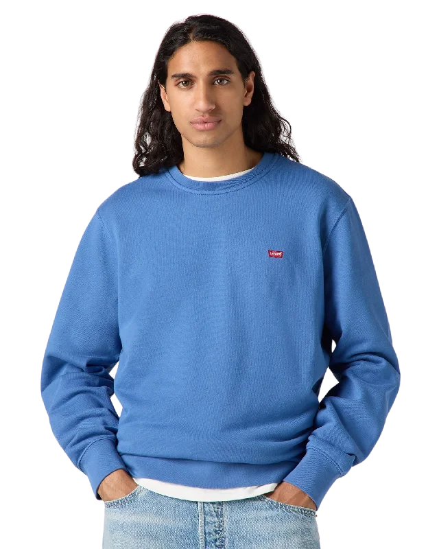 Original Housemark Crewneck Sweatshirt in Dutch Blue