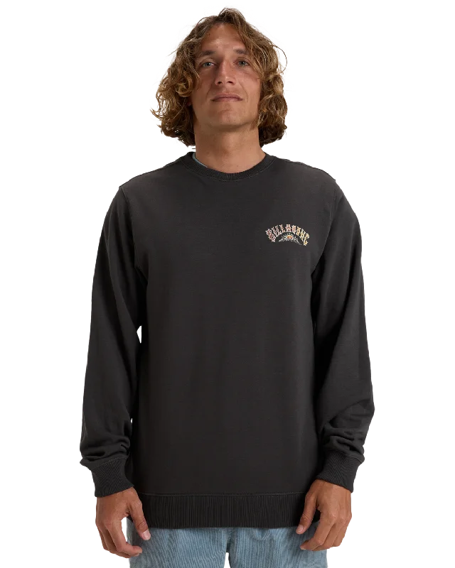 Foundation Crew Sweatshirt in Raven