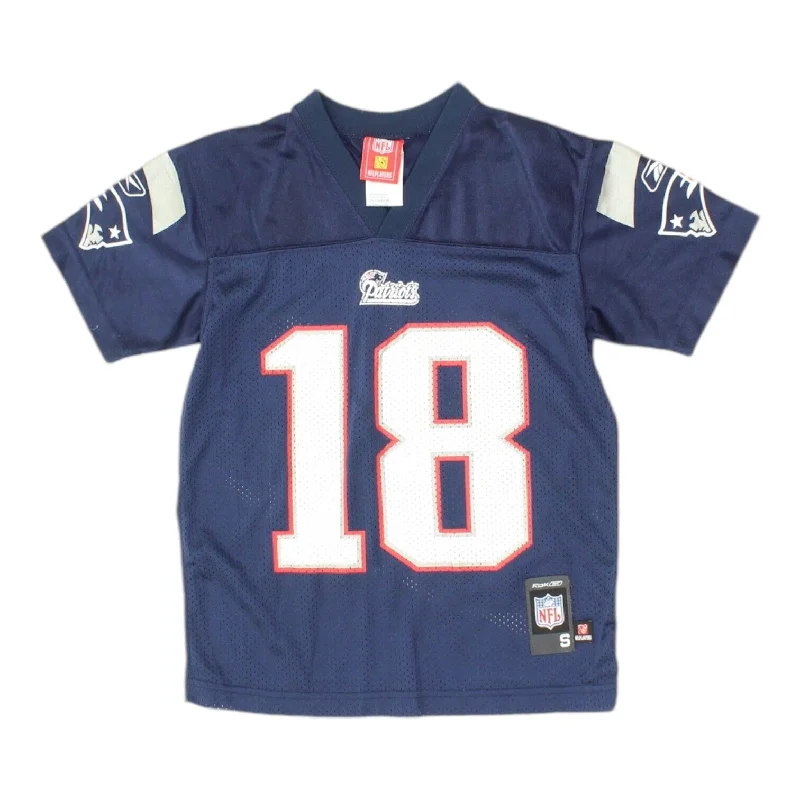 New England Donté Stallworth Kids Navy Reebok Jersey | NFL Boys Girls Sportswear