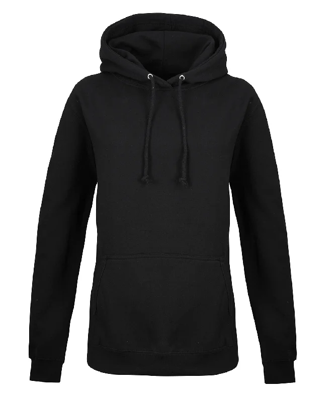 Deep Black - Women's College Hoodie