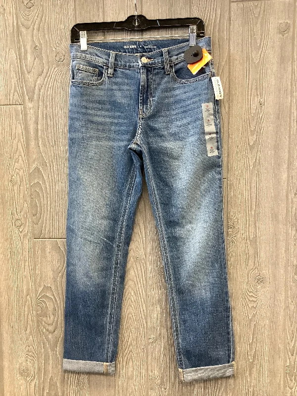 Jeans Boyfriend By Old Navy In Blue, Size: 0