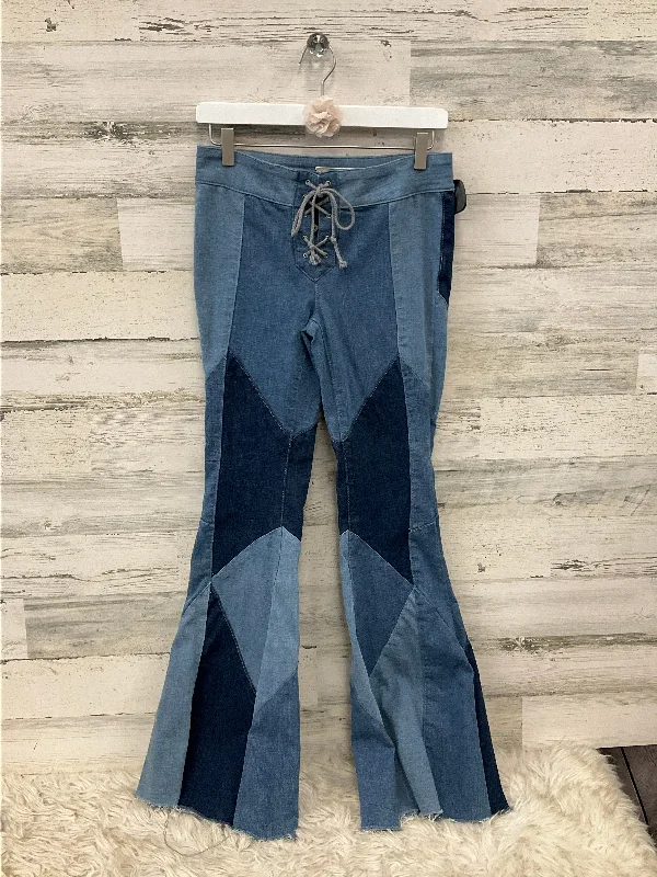 Jeans Flared By We The Free In Blue Denim, Size: 4