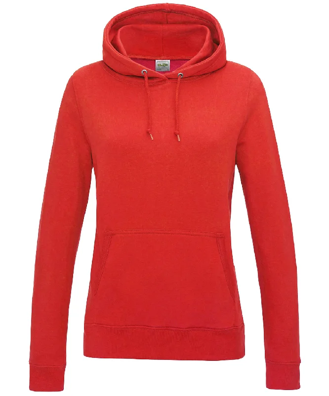 Fire Red - Women's College Hoodie