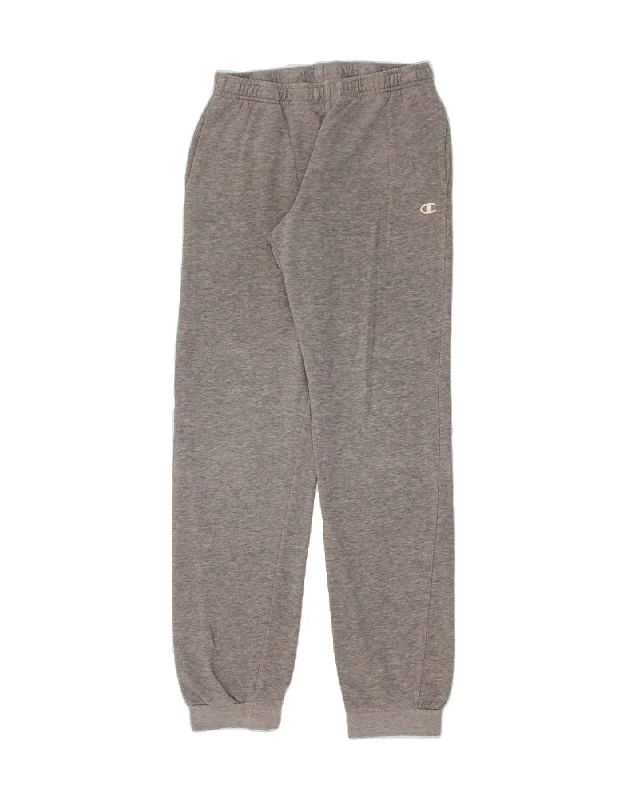 CHAMPION Boys Tracksuit Trousers Joggers 15-16 Years 2XL Grey