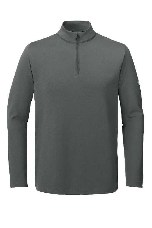 The North Face Mens Ambition Moisture Wicking 1/4 Zip Sweatshirt - Smoked Pearl Grey - NEW