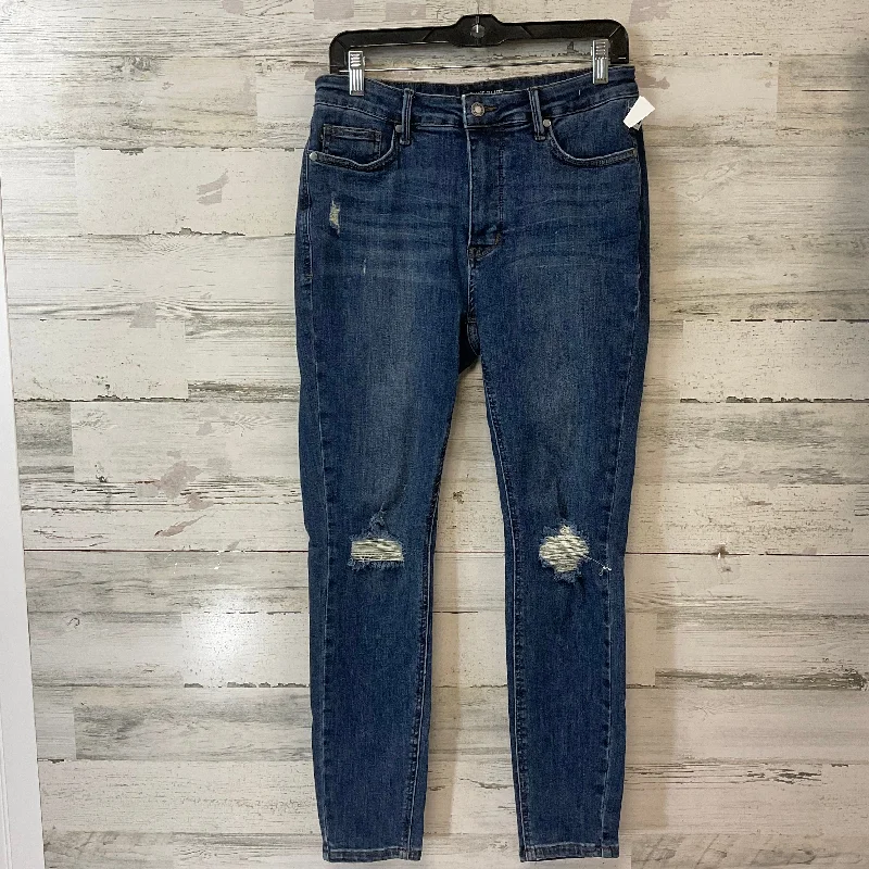 Jeans Skinny By Judy Blue In Blue Denim, Size: 10