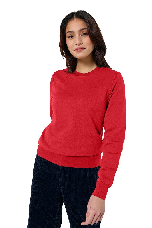 Stanley/Stella Mens Roller Crewneck Sweatshirt - Red - NEW