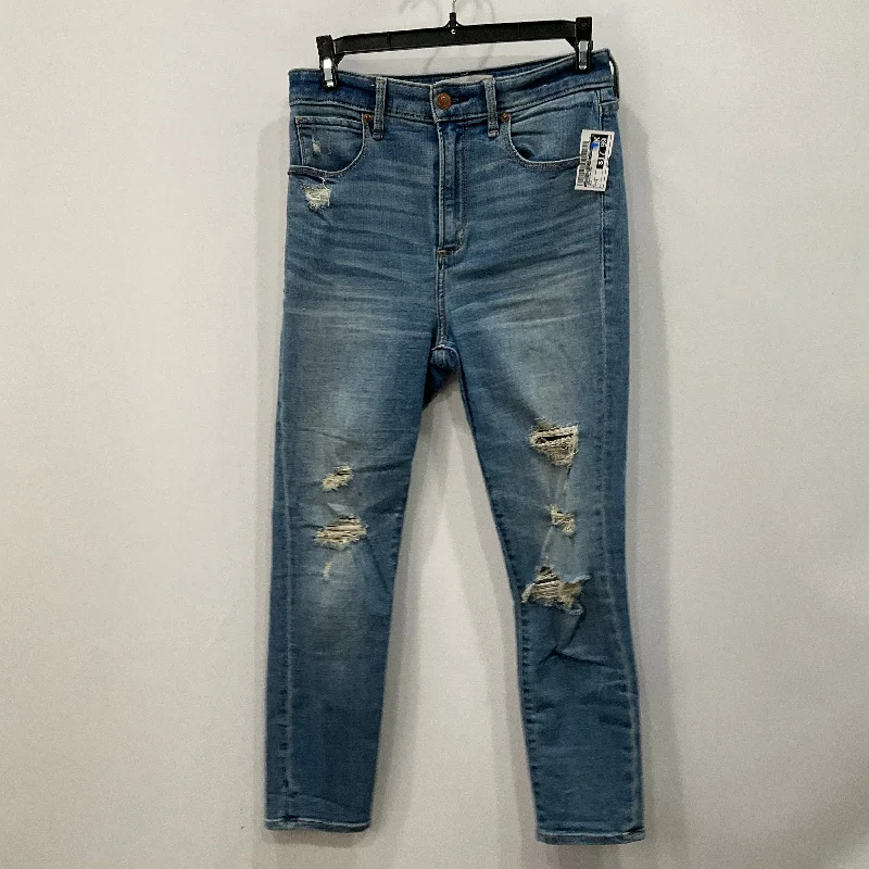 Jeans Skinny By Abercrombie And Fitch In Blue, Size: 4