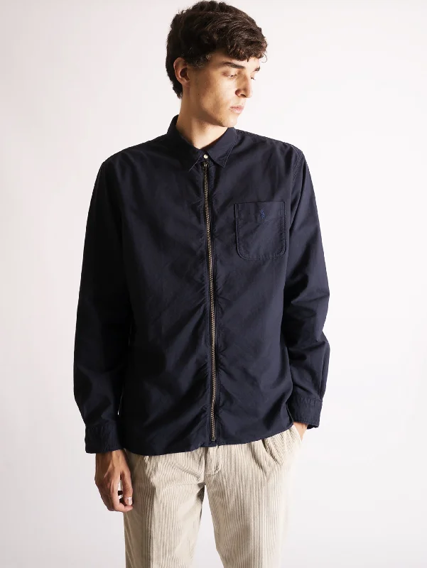 Overshirt con Taschino Blu