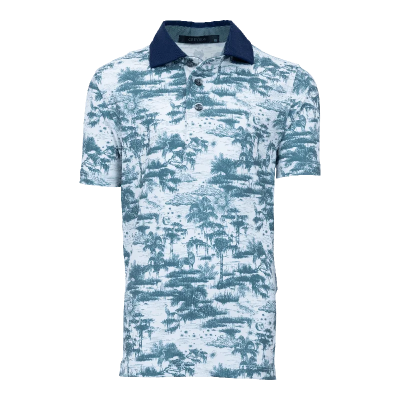 Boy's Mystic Marsh Toile Polo