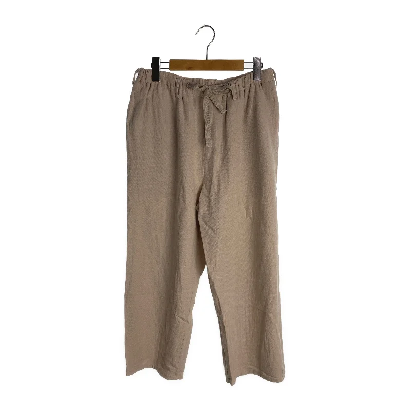 ISSEY MIYAKE/Cropped Pants/1/Beige/Cotton/ME41FF114