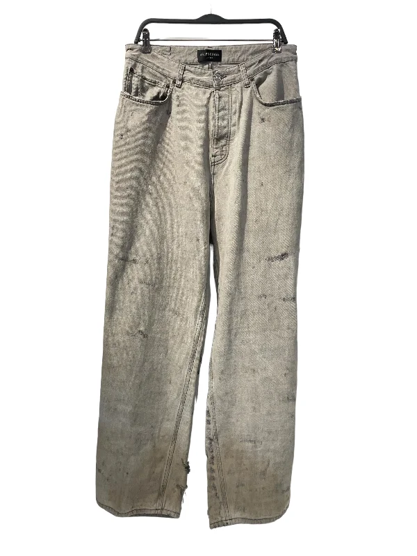 BALENCIAGA/Pants/Cotton/SLV/Distressed/SUPER DESTROYED